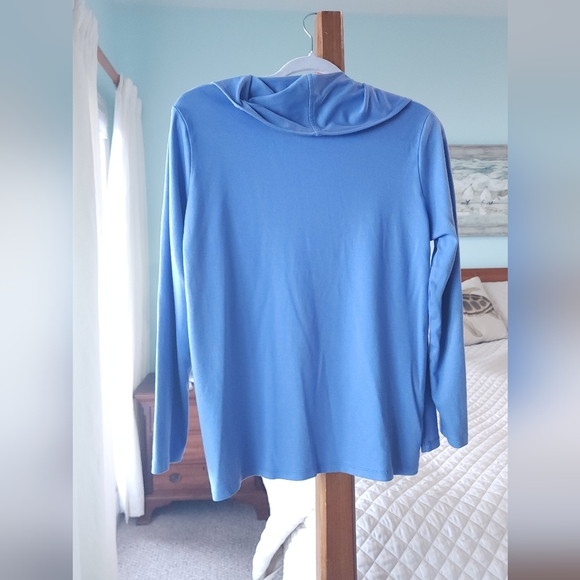 L.L. Bean Cardigan | Size M | Blue | long sleeve - Picture 2 of 8
